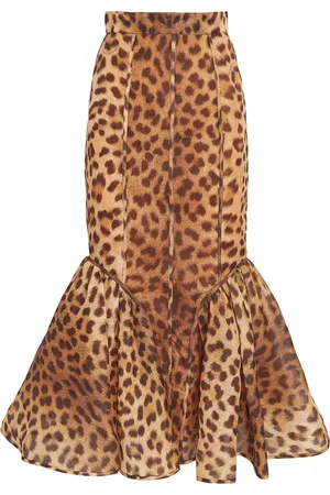 ZIMMERMANN Linen-Silk Crush Pencil Skirt