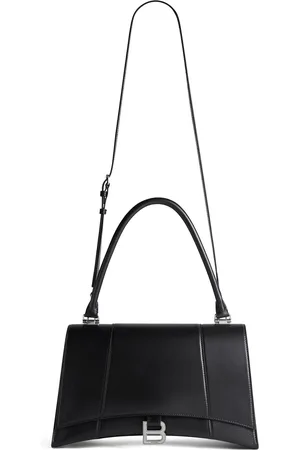 Balenciaga Medium Leather Hourglass Top-Handle Bag