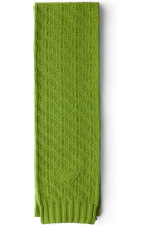 Prada Wool-Cashmere Knitted Scarf
