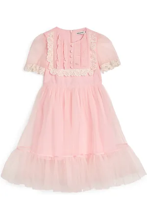 Self-Portrait Tulle Ruffled Dress