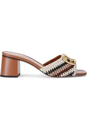 VALENTINO GARAVANI Crochet Heeled Mules 60
