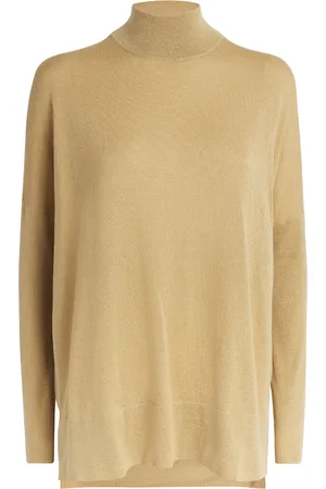 Agnona Cashmere Metallic Rollneck Sweater