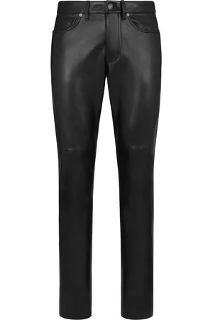 Tom Ford Leather Slim Trousers