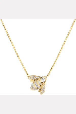 CHAUMET Yellow and Diamond Bee de Necklace