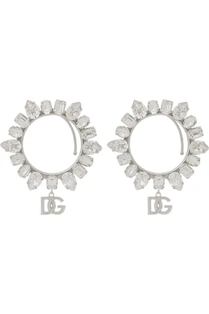 Dolce & Gabbana Crystal Cuff Earrings