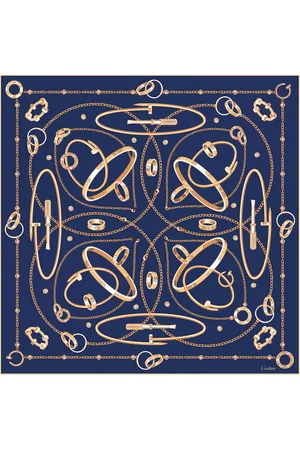 Cartier Silk Precious Mundanity Scarf