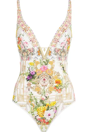 Camilla Floral V-Neck Swimsuit