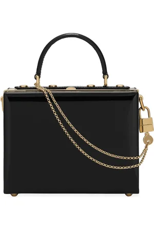 Dolce & Gabbana Leather Dolce Box Top-Handle Bag