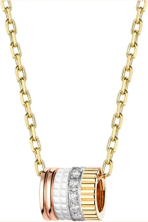 Boucheron Mixed and Diamond Quatre White Edition Pendant Necklace