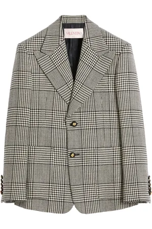 VALENTINO GARAVANI Virgin Wool Houndstooth Blazer