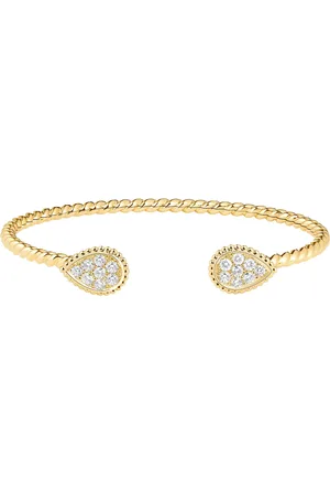 Boucheron Small Gold and Diamond Serpent Bohème Motif Bracelet