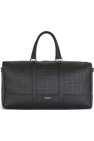Balmain Leather Pb Monogram Holdall