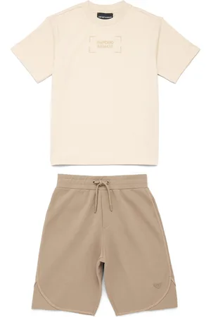 Emporio Armani Cotton T-Shirt And Sweatpants Set