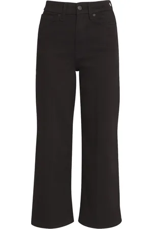 GOOD AMERICAN Good Waist Cropped Palazzo Jeans