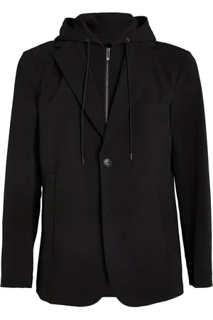Emporio Armani Hooded Single-Breasted Blazer