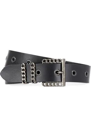 The Kooples Leather Chain Belt