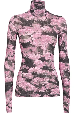 Tory Burch Printed Rollneck Top