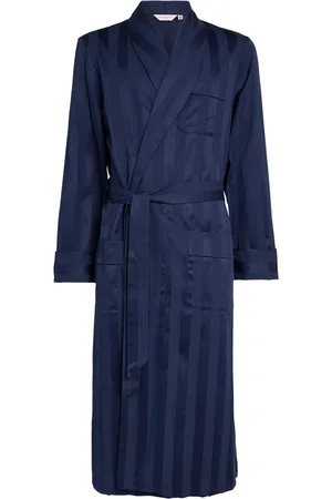 DEREK ROSE Satin Striped Robe