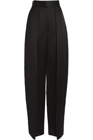 Khaite Satin Maris Tailored Trousers