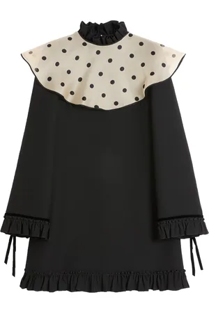 VALENTINO GARAVANI Virgin Wool-Silk Mini Dress