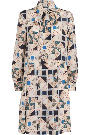 Max Mara Silk Printed Mini Dress