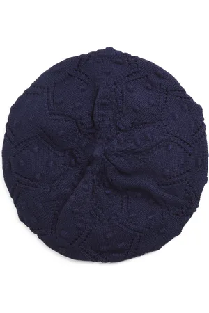 Self-Portrait Pointelle-Knit Beret