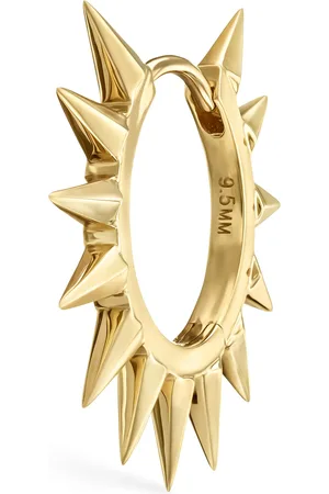 Maria Tash Yellow Metal Mohawk Hoop Earring