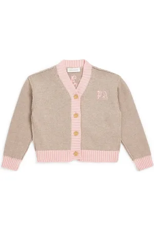 Palm Angels Cotton Logo-Embroidered Cardigan