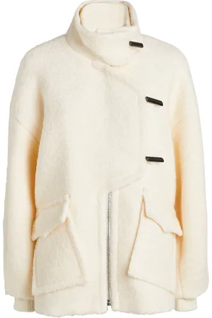 Ganni Bouclé Bomber Jacket