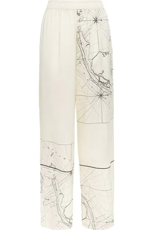 C&m Camilla And Marc Silk-Cotton Laguna Print Trousers