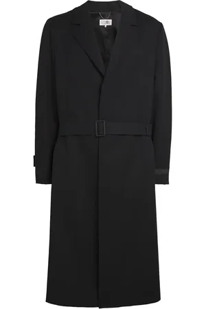 Maison Margiela Virgin Wool Trench Overcoat
