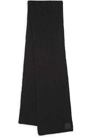 ANINE BING Wool-Blend Logo Hannah Scarf