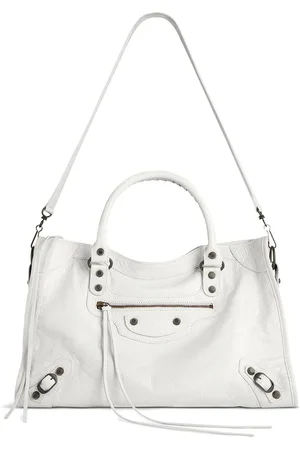 Balenciaga Medium Lambskin Le City Top-Handle Bag