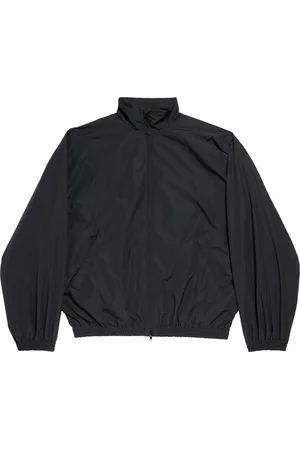 Balenciaga Water-Resistant Logo Bomber Jacket