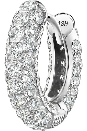 Maria Tash Pavé Diamond Single Hoop Earring