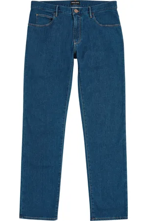 Giorgio Armani Stretch-Cotton Straight Jeans