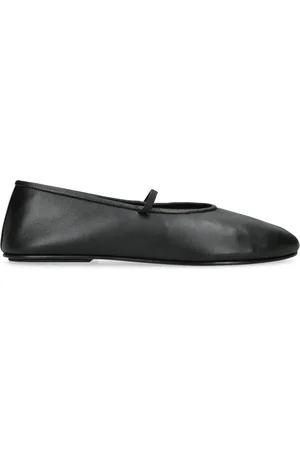 The Row Leather Ballet Flats
