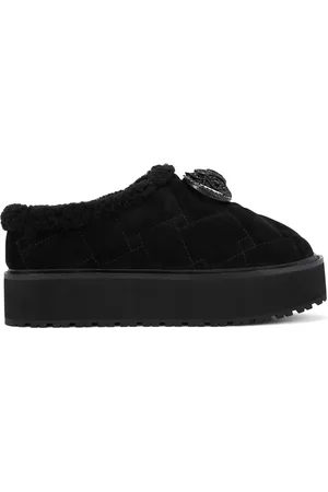 Kurt Geiger Suede Chelsea Flatform Slippers