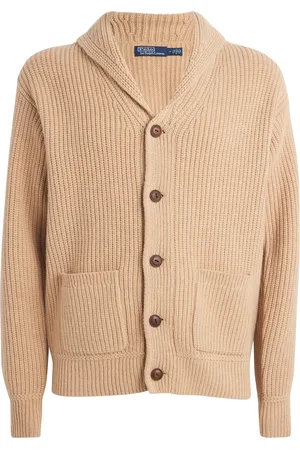 Ralph Lauren Wool-Cashmere Shawl Cardigan