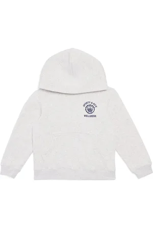 Sporty & Rich Cotton Emblem Hoodie