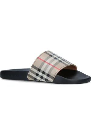 Burberry Check Slides