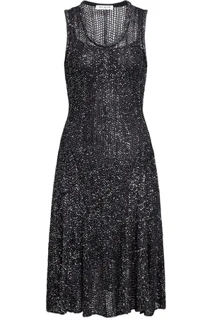 Alaïa Sequinned Skater Mini Dress