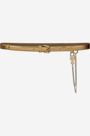 Dolce & Gabbana Leather Chain Belt