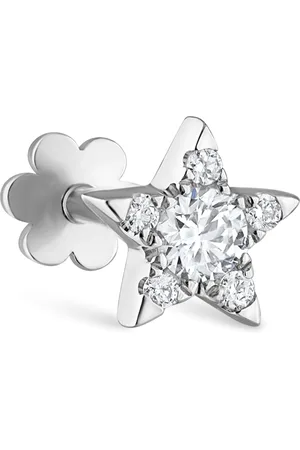 Maria Tash Gold and Diamond Celestial Stud Earring