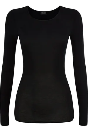 Hanro Cotton Seamless Long-Sleeved Top