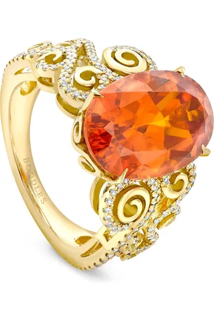 Boodles Yellow , Diamond and Garnet A Family Journey Vienna Ring
