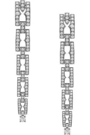 Bvlgari White Gold and Diamond B. zero1 Earrings