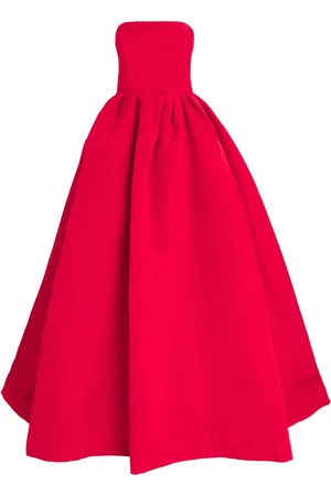 Carolina Herrera Silk Strapless Ball Gown