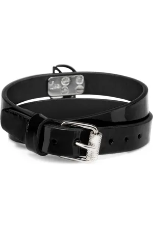 Christian Louboutin Cl Logo Leather Bracelet