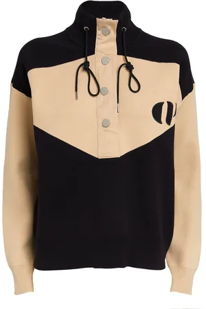 Claudie Pierlot Half-Zip Logo Sweatshirt